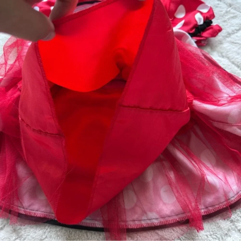 Disney | Minnie Mouse Halloween Costume And Ears | Size 2-3